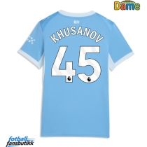 Manchester City Abdukodir Khusanov #45 Hjemmedrakt Dame 2026-27 Kortermet